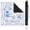 White-1, variant on Summer Bow Stripe Blue Oyster Mahjong Mat 31.5 x 31.5 Noise Reduction Non Slip Game Table Cover with Carrying Bag for Card Board Tile Games