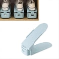 thumbnail image 3 of Double-Layer Shoe Rack Thickened Space Saving Shoe Storage Rack, 3 of 5