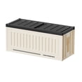 thumbnail image 1 of Caja de gestión de cables de escritorio, soporte para regleta de enchufes, protector de regleta para oficina, escritorio y hogar, concentrador USB, 1 of 9