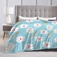thumbnail image 5 of Cute Dentist Dental Hygienist Print Ultra-Soft Micro Fleece Blanket Throw All Seasons, Lightweight Warm for Bed or Couch, 5 of 6
