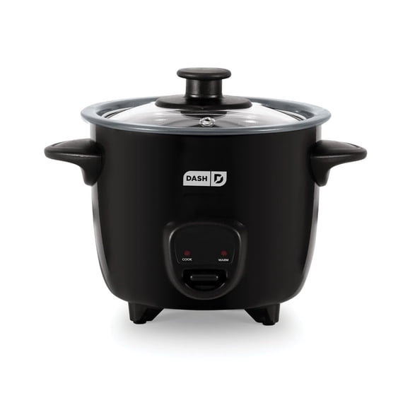 Dash Mini Ceramic Rice Cooker - Designed for Single-Serve Cooking - Compact Rice Cooker with Nonstick Removable Pot, Keep Warm Function & Easy-to-Cle