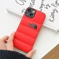 thumbnail image 1 of 2024 Winter Down Jacket 3d The Puffer Soft Cloth Phone Case ,3d Cute Shockproof Cover Case For Iphone 13/iphone 14/iphone 15, 1 of 5