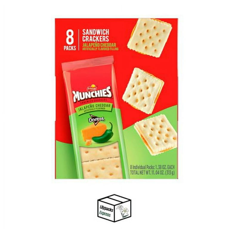 Munchies Jalapeno Cheddar Flavor Sandwich Crackers, (1, 50 OFF