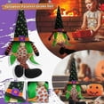 thumbnail image 2 of Halloween Gnome with LED Light Long Leg Handmade Plush Swedish Gnomes Sitting Tomte Nordic Figurine, 2 of 5
