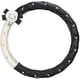 thumbnail image 4 of Car Steering Wheel Cover Women's Fashion Camellia Diamond Pearl Accent, Universal Fit, Leatherette Material, 4 of 5
