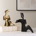 thumbnail image 5 of Uttermost Affection Bronze Gold Sculpture Set of 2, 5 of 6