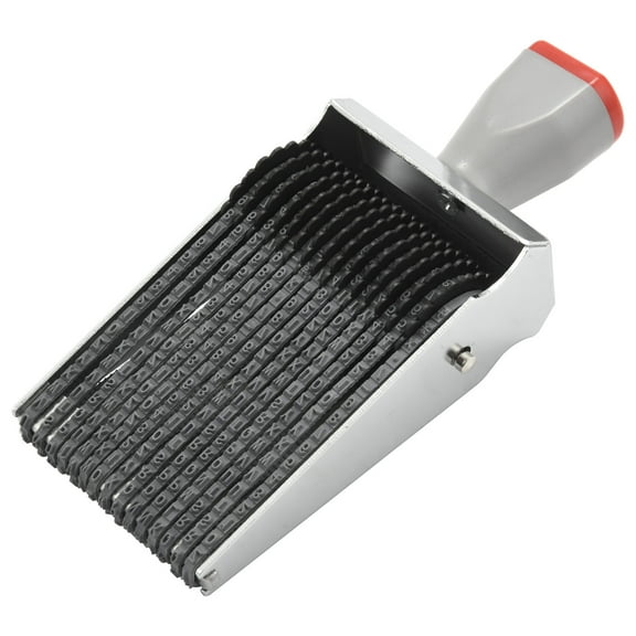 New Arrivals Multipurpose 15 Digit Alphabet Rolling Rubber Stamp English Letter Number Emboss DIY Scrapbooking Roller Stationery