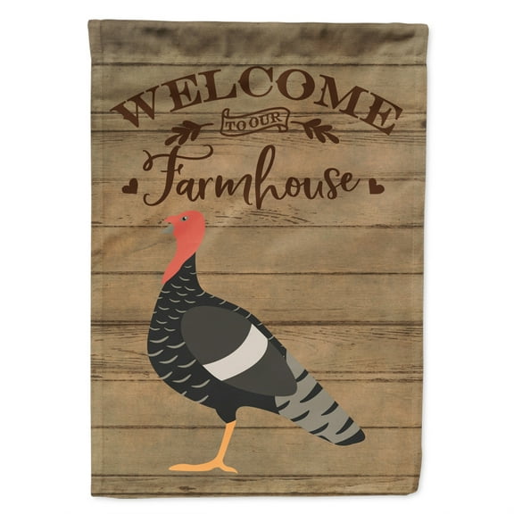 Carolines Treasures CK6931GF Marragansett Turkey Welcome Garden Size Outdoor-Flags, Multicolor