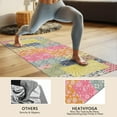 thumbnail image 4 of Pioneer Flower Floral Print Pattern Hot Yoga Mat Towel Non Slip for Hot Yoga - Quick-Drying Yoga Mat Cover with 4 Corner Pockets with Travel Bag - Hot Yoga Towel Non Slip 70"x26", 4 of 6
