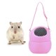 thumbnail image 5 of Pet Carrier Bag, Hamster Carrier Portable Transpirable Bolsa Saliente con Correa Hombro para Mascotas Pequeñas Erizo Sugar Glider Ard , Rosa 17x14cm Yinane Portador de hámster, 5 of 8