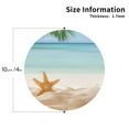 thumbnail image 3 of Balery 6 Pcs Starfish In Beachleather Coasters Set, Drink Table Cup Coasters For Living Room Kitchen Coffee Decor, 3 of 9