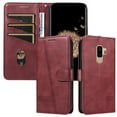 thumbnail image 1 of Phone Case for Samsung Galaxy S9 Plus Magnetic PU Leather Card Slots Durable Wallet Cover, 1 of 5