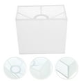 thumbnail image 4 of Miangastore Rectangular Cloth Table Lamp Shade Replacement for Household and Hotel Use, 4 of 8