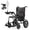 Black_15 Mile, variant on Flycity Electric Wheelchairs for Adults Foldable Lightweight, 25 Miles Travel Range, Max Support 330 LBS, 500W Brushless Motors Power Motorized for Seniors
