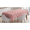thumbnail image 1 of Ambesonne Swan Tablecloth Rectangular Table Cover, Patterned Wings and Hearts, 60"x84", Multicolor, 1 of 3