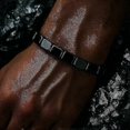 thumbnail image 4 of Hemys Hematite Bracelet For Men - Fashion Hematite Bracelets For Men Daily Wear, 4 of 5