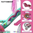 thumbnail image 3 of Bicicleta Infantil Rodada 12 1Velocidad Unicornio Sparkly Pintarela Urbana, 3 of 9