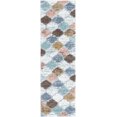thumbnail image 5 of Well Woven | Calliope Ivory Blue | High-lo Pile | Cozy Shag Runner 2x7 (2'3" x 7'3"), 5 of 8