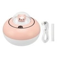 thumbnail image 1 of Mini humidificador con forma de gato, portátil, silencioso, para escritorio, para el hogar y la oficina, con enchufe USB, color rosa, 1 of 14