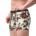 thumbnail image 3 of Kdxio Men's Boxer Briefs with Dark Enchanted Flowers And Birds Print - Comfortable and Breathable Underwear for Everyday Wear, 3 of 7