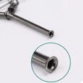 Copper Tube Rig Connector for Fishing Line Setup, 5 Piece Compact Metal ...