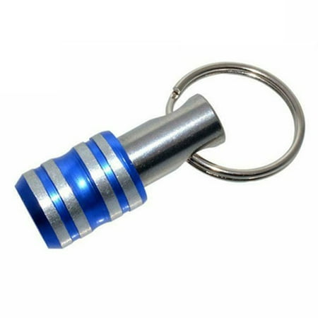 

BUYISI Drill Bit Holder Hex Shank Screwdriver Keychain Extension Bar Quick Release Blue