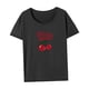 thumbnail image 4 of Camiseta de mujer Ropa de verano Trajes Tops de verano para viajar, viajar, ir de compras, L, 4 of 7