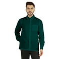 thumbnail image 1 of Bestman Solid Button Down Shirt For Men Long Sleeve With Patch Pocket Formal Business Wear, 1 of 7