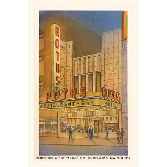 Pocket Sized - Found Image Press Journal Vintage Journal Roth's Restaurant, New York City, (Paperback)