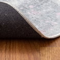 thumbnail image 3 of Machine Washable Modern Pink / Gray Area Rug 2' x 3' Rectangle, 3 of 5