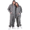 thumbnail image 3 of Joggies - Charcoal Gray Adult Footless Hoodie One Piece - Adult - XSmall (Fits 5'2 - 5'4"), 3 of 4