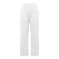 thumbnail image 4 of XINXIAOO Womens Trousers Women's Pants Casual White Yoga Pants Loose Womens Pants Cargo Pants Women High Waisted with Pockets Womens Fall Pants, 4 of 5