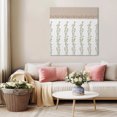 thumbnail image 5 of Beige Floral Wall Art Painting on Canvas, Spring Summer Botanical Flowers Canvas Art Home Prints Wall Art Framed Modern Artwork for Living Room Bedroom Wall Decor 20x20in, 5 of 8