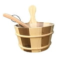 thumbnail image 4 of FashionCha 4L Wooden Barrel Sauna Accessories Large Capacity Traditional Bathroom Equipment Wood Brown, 4 of 9