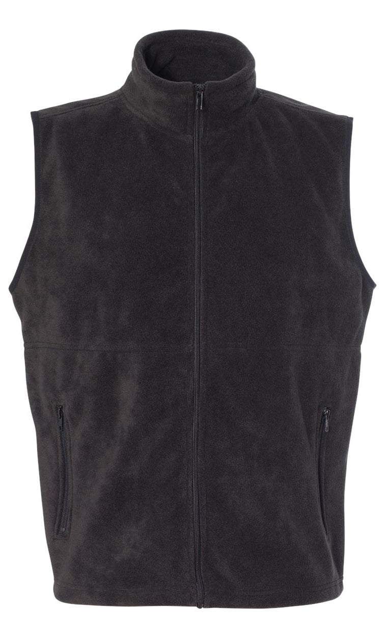 Colorado Clothing 9631 Men's Sport Fleece Full-Zip Vest - Black - 5X ...