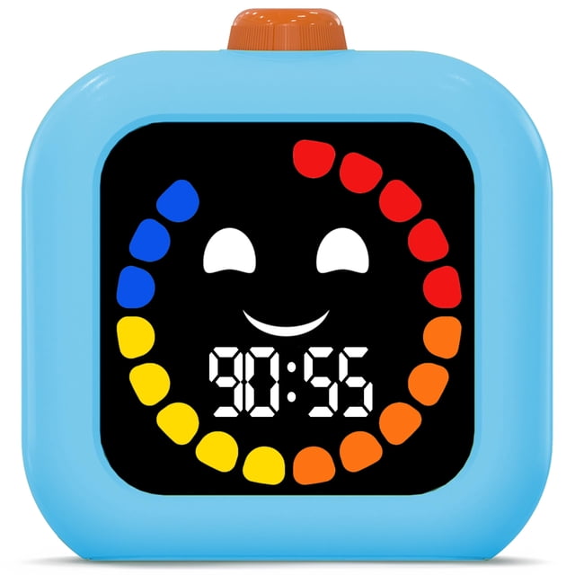 Temporizador visual VISSE de 99 minutos, digital, recargable, para niños, azul