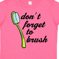 thumbnail image 4 of Inktastic Dentist Toothbrush Dental Hygienist Boys or Girls Toddler T-Shirt, 4 of 5