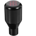 thumbnail image 1 of Universal 5-Speed Aluminum Alloy Manual Knob Knob Lever Nob Black, 1 of 8