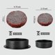 thumbnail image 3 of Prensa de rebabas rellenas 3 en 1, máquina para hacer hamburguesas redondas antiadherentes, molde ajustable para carne de res con rebabas deslizantes, 3 of 5