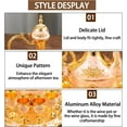 thumbnail image 3 of Vintage Turkish Tea Set: Exquisite Turkish Coffee Cup Set Including Metal Teapot, 6 Cups & Tea Tray for Home Decor Birthday Christmas Wedding Restaurant Hotel (A1), 3 of 9