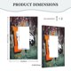 thumbnail image 5 of Panel de interruptores de pared con marco romano de cuero simple Broncos Switching Lights, interruptor de luz simple, doble o con tirador, 5 of 8