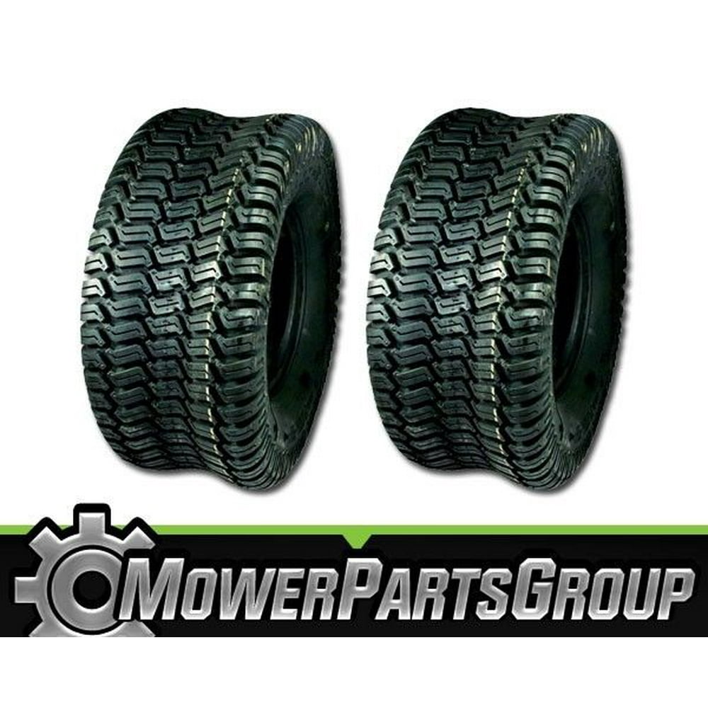 (2) Turf Saver Tires 15x6x6 15x66 1566 Lawn Mower Tire Garden