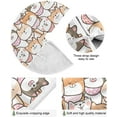thumbnail image 2 of FMSHPON Cute Cartoon Dog Xmas Christmas Tree Skirt Stand Mat for Holiday Party Decoration Indoor Outdoor 48 inches, 2 of 6