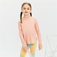 thumbnail image 3 of WOYY Big Girls Long Sleeve Sports Active T-Shirt Breathable Tee T Shirt, Sizes 5-16, 3 of 3