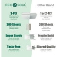 thumbnail image 6 of ECO SOUL 3Ply Bamboo Septic Safe Toilet Paper, 36 Rolls Per Carton, 6 of 7