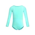 thumbnail image 3 of YiZYiF Girls Team Ballet Dance Costume Basic Tank Leotard with Wrap Skirt Mint Green 3-4, 3 of 5