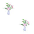 thumbnail image 1 of Bewildely Night Light Flower Sensor Control Decor Bedside Lamp Kids Home LED 0.5W Glow Wall Socket 220V Bedroom tipo 4 rosa 2piezas Bewildely CBP008148, 1 of 6