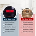 thumbnail image 4 of Cooks Innovations Non-Stick Oven Protector Mat - 2 Heavy Duty Nonstick Oven Rack Liners to Protect Convection, Electric, Gas, & Microwave Ovens - BPA, 4 of 8