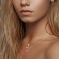thumbnail image 4 of Mystigrey Lola Collier Plaqué Or 18K Mère Fille pour Filles et Femmes, 4 of 4