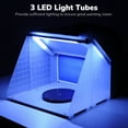 thumbnail image 2 of Yescom Portable Airbrush Paint Spray Booth 3 LED Light Tubes Exhaust Filter Extractor, 2 of 9